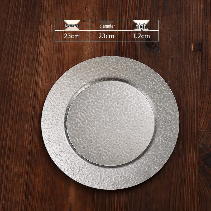 

Retro Embossed Flat Plate