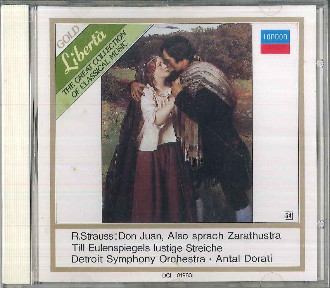 

CD - Don Juan, Thus Spoke Zarathustra, e DCI81983 LONDON Japan Classical Used