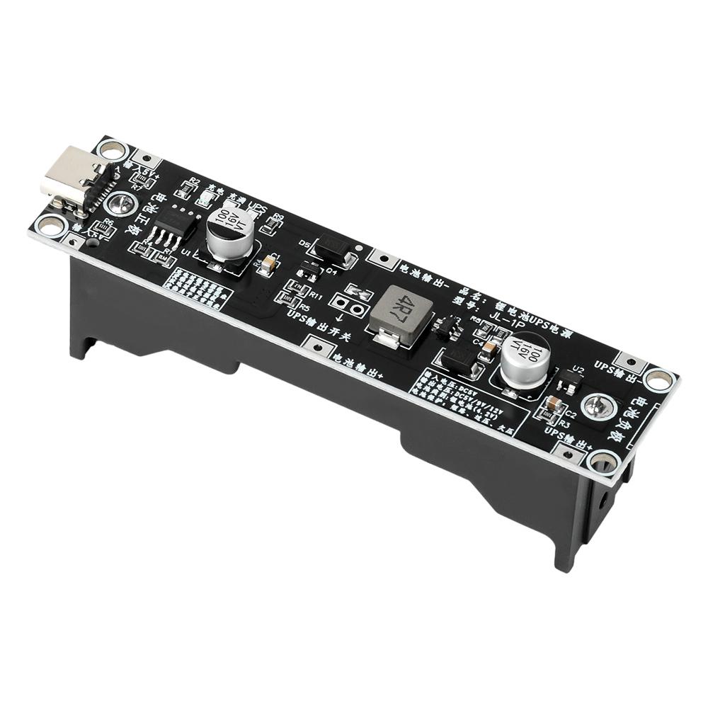 5V 9V 12V Type-C 18650 Lithium Battery Boost Step Up Module UPS Uninterruptible Power Supply Charge Discharge Same Time