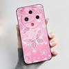 For Nubia Focus 2 5G Z2462N Case Luxury Fashion Butterfly Flowers Soft TPU Silicone Black Cover for ZTE Nubia Focus2 Phone Case