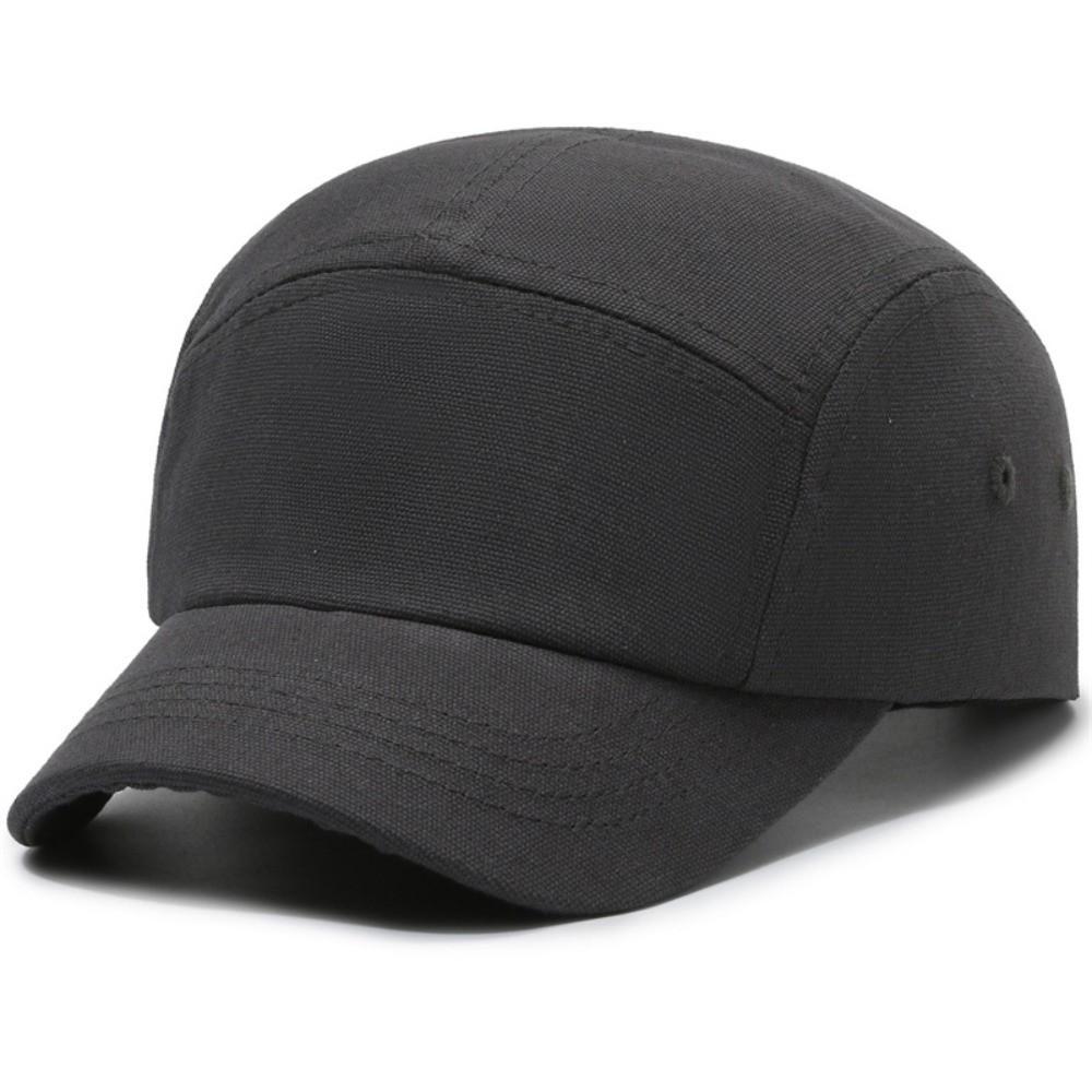 New Short Brim Baseball Cap Vintage Simple Dad Hat Casual Sun Protection Peaked Cap Summer