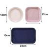 Velvet Jewelry Display Tray Exquisite Luxury Showcase Organizer Solid Color Blank Box Jewelry Storage Tray Accessories Display