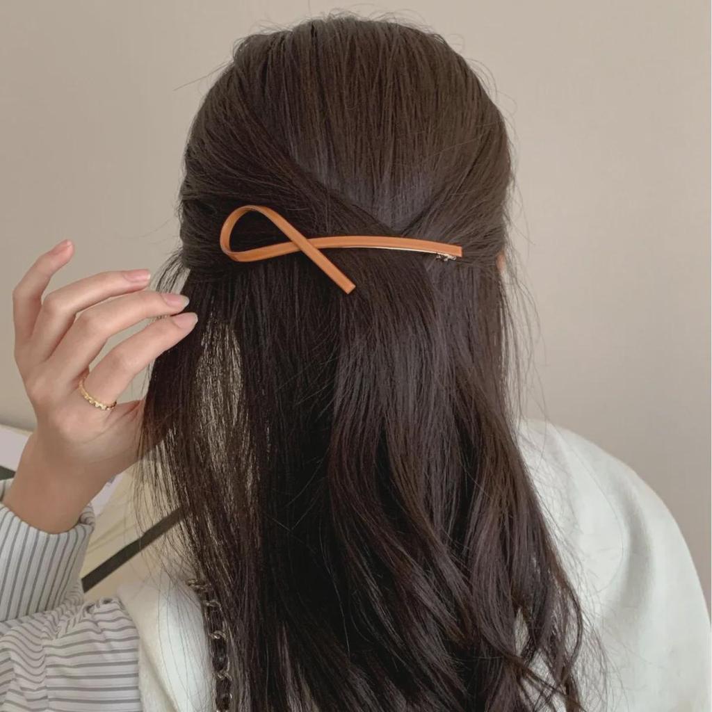 Vintage Cross Spring Bow Hair Clip for Women