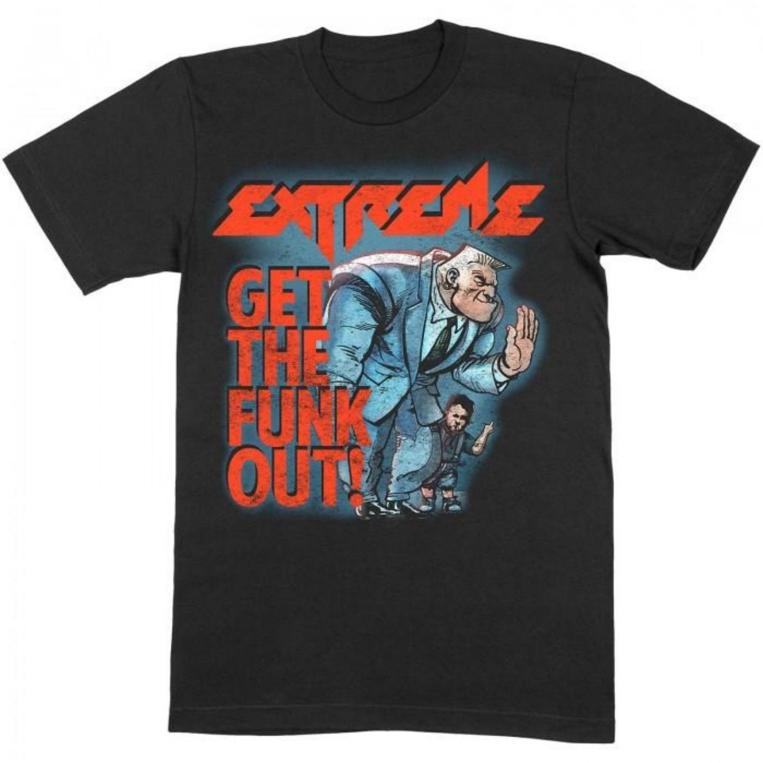 Extreme Unisex Adult Get The Funk Out Bouncer Cotton T-Shirt S чёрный