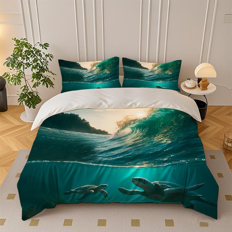 Quilt Cover Three-Piece Quilt Cover Set Home Textile Bed Sheet Set
