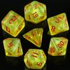RPG Dice Set 7pcs DND Game Polyhedral D&D Dice with Tube for Role Playing Game Board Game Math Teaching