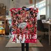 1pz Coperta in Flanella con Stampa Bayer 04 Leverkusen, Alta qualità Confortevole per Tutte le Stagioni, Decorazione per la Casa, Calore e Comfort, Perfetta per Regali di Natale11