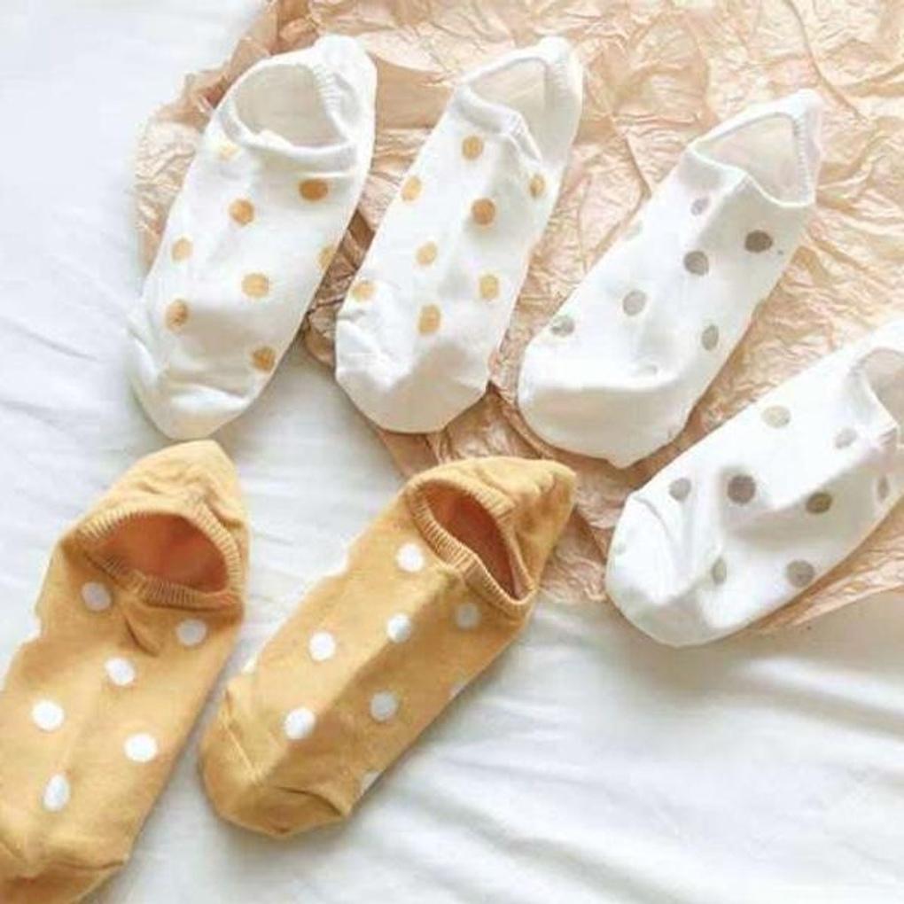 Women's Daily Women's Polka Dot Ankle Socks Set