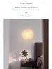 Minimalist Round Marble Wall Lamp for Bedroom, Hallway, or Balcony