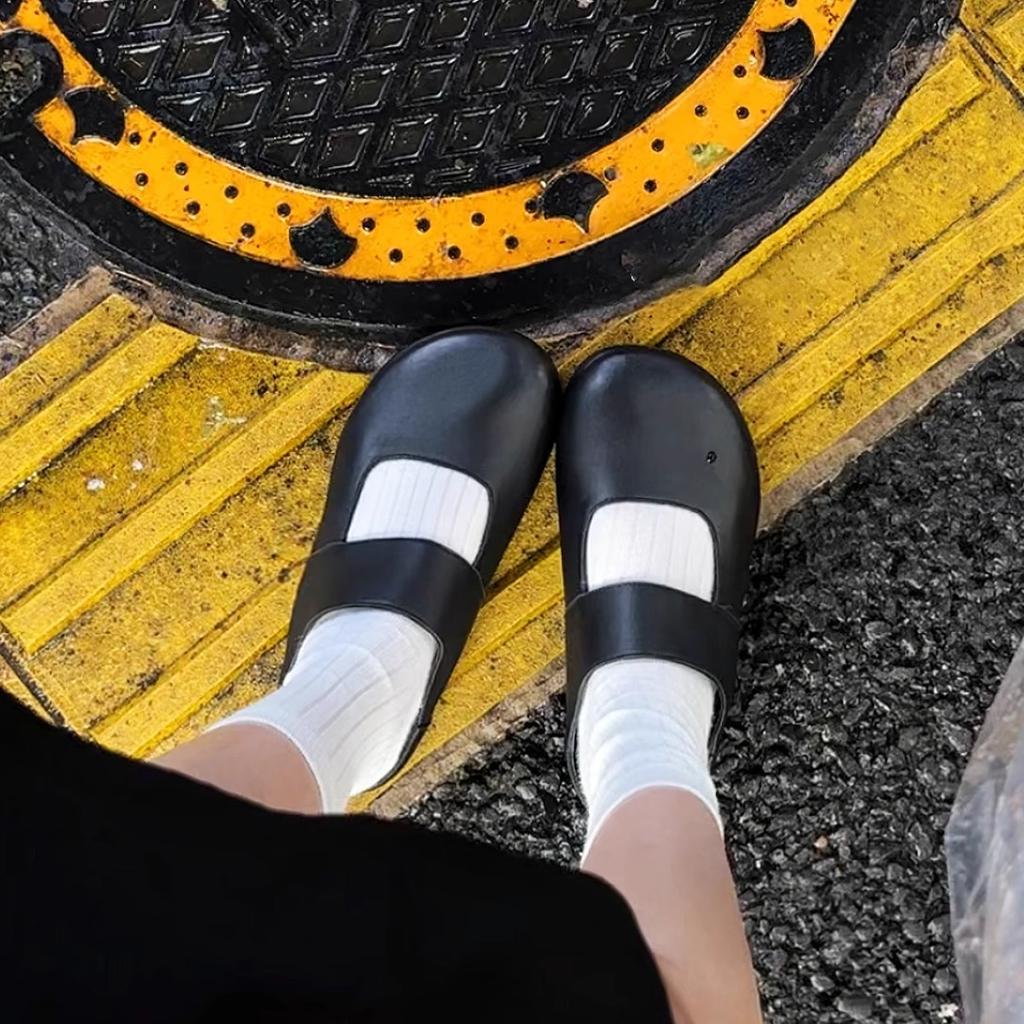 Spring 2025 new classmate little girl temperament trendy princess shoes Korean version fashionable soft sole single leather versatile