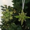 Shatterproof Snowflake Pendant Christmas Decoration Decorative Acrylic Hanging Ornament for Indoor Use