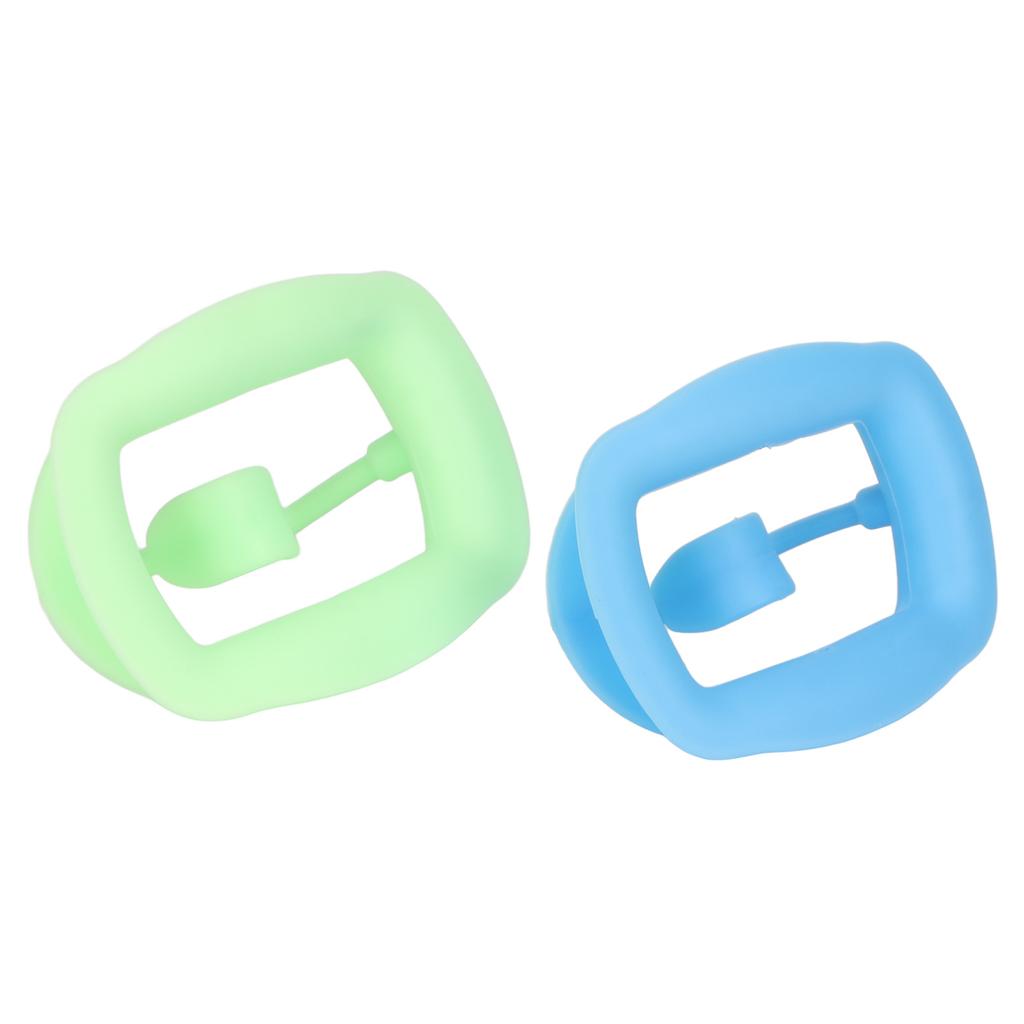 2pcs Silicone Mouth Opener Reusable High Temperature Resistant Food Grade Dental Cheek Retractor for Teeth Whitening