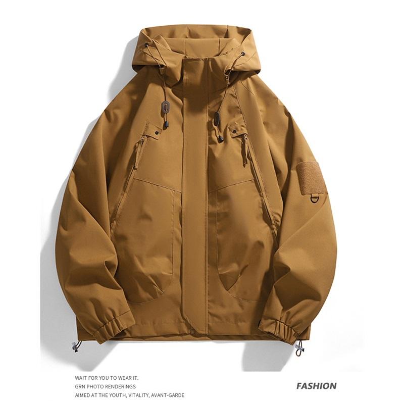 Hooded Jacket For Men Women Outdoor Hiking Camping Coat