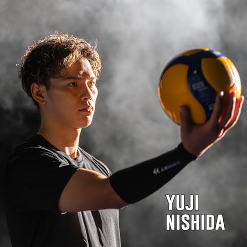 ZAMST Compression Arm Covers, Arm Sleeves for Running (Fits Both Arms), Size M, Black, 385802