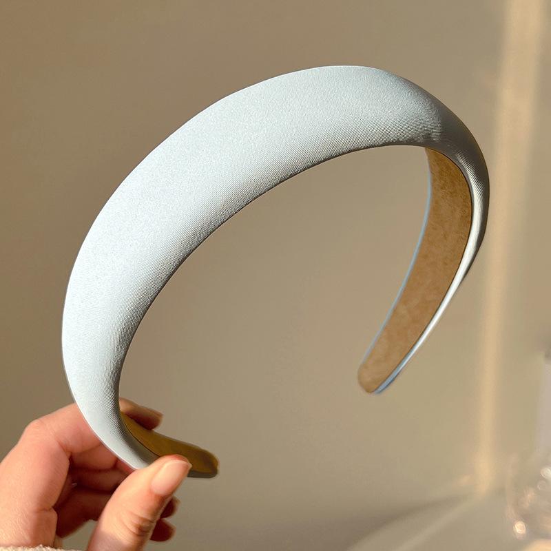 Candy Color Waffle Headband: High Crown, Advanced Face Wash Sponge, Wide Edge Hair Hoop for Early Spring.