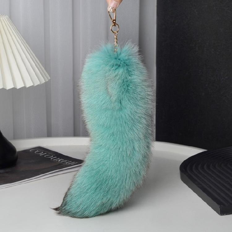 Cosplay Coda di Volpe in Capelli Sintetici Portachiavi alla Moda con Ciondolo a Coda di Volpe Portachiavi Accessorio per Auto e Borsa