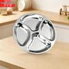304 Stainless Steel Divided Meal Prep Plate