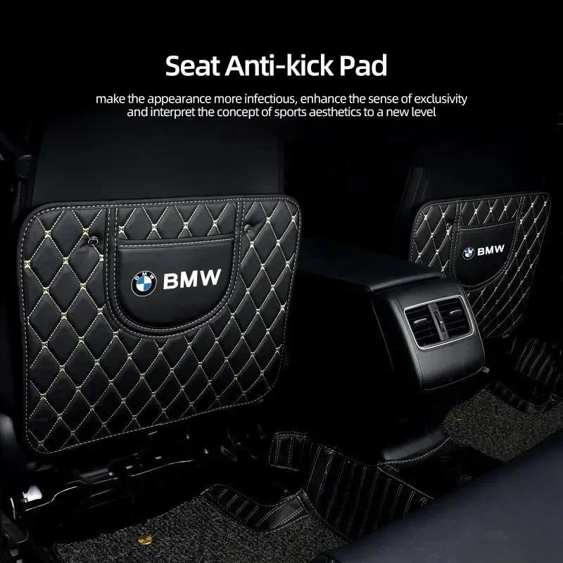 Hot 2025 Car Seat Back Protective Mat Anti Kick Cushion For BMW E90 E91 E70 E83 F25 F26 F20 F30 F40 G32 G01 G02 G07 F15 F44 F34