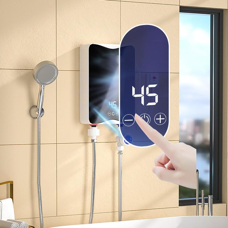 Mini Instant Electric Water Heater Small Kitchen Treasure Water Heater Fast Heating Constant Temperature Hot Water Shower Set