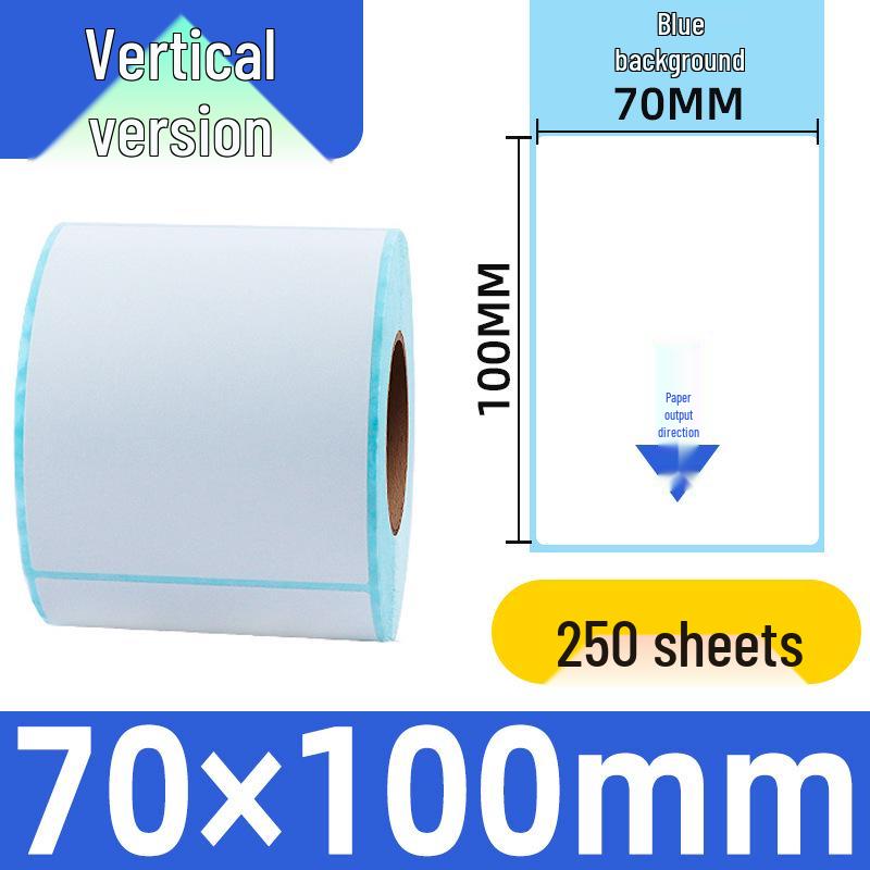 Durable 100x100 Self-Adhesive Thermal Label Paper for Supermarket Barcodes & Express Waybills