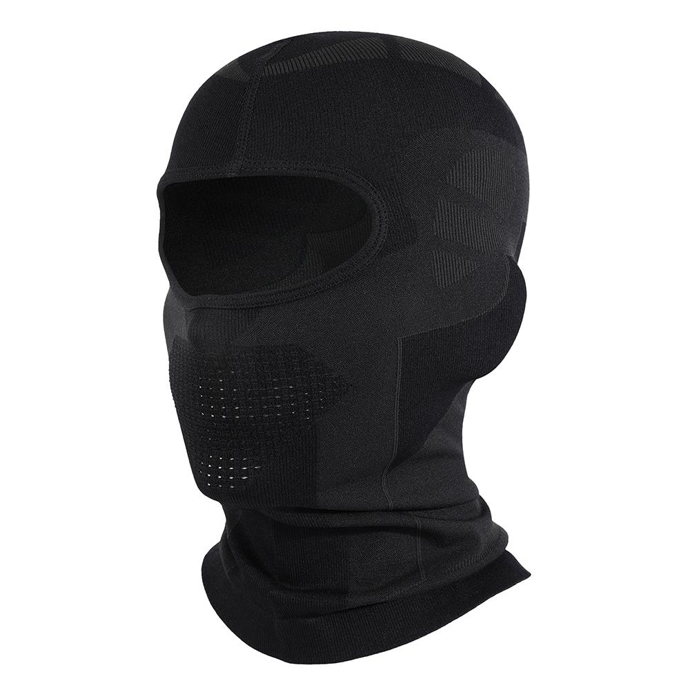 

Winter Warm Balaclava Motorcycle Full Face Mask Breathable Ski Windproof Helmet Liner Sport Hood Cap Cycling Riding Ski Headgear 1PCS (Black)