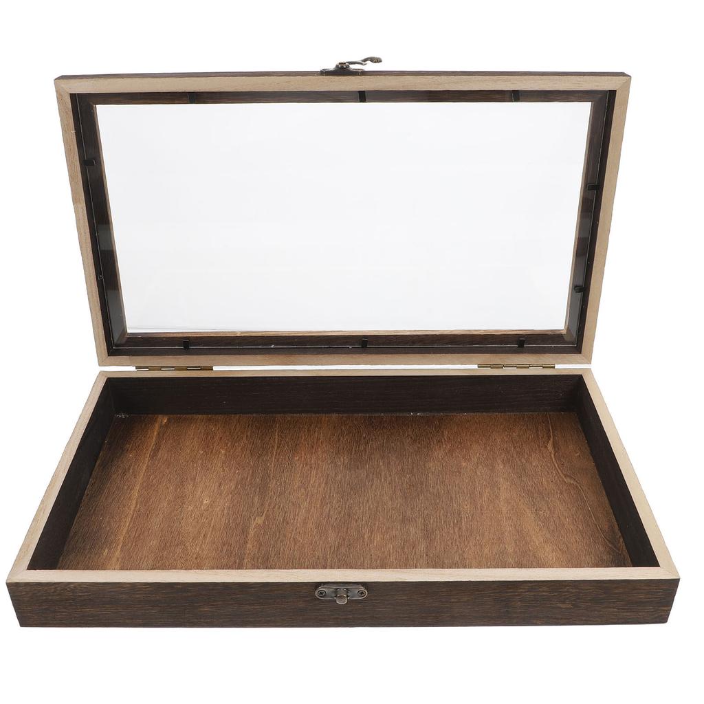 Vitrina para Exhibición de Espécimenes de Mariposas Caja de Madera Tapa Transparente Revestimiento Interior Vitrina para Insectos Marco Sombra para Conservación de Colecciones Decoración del Hogar