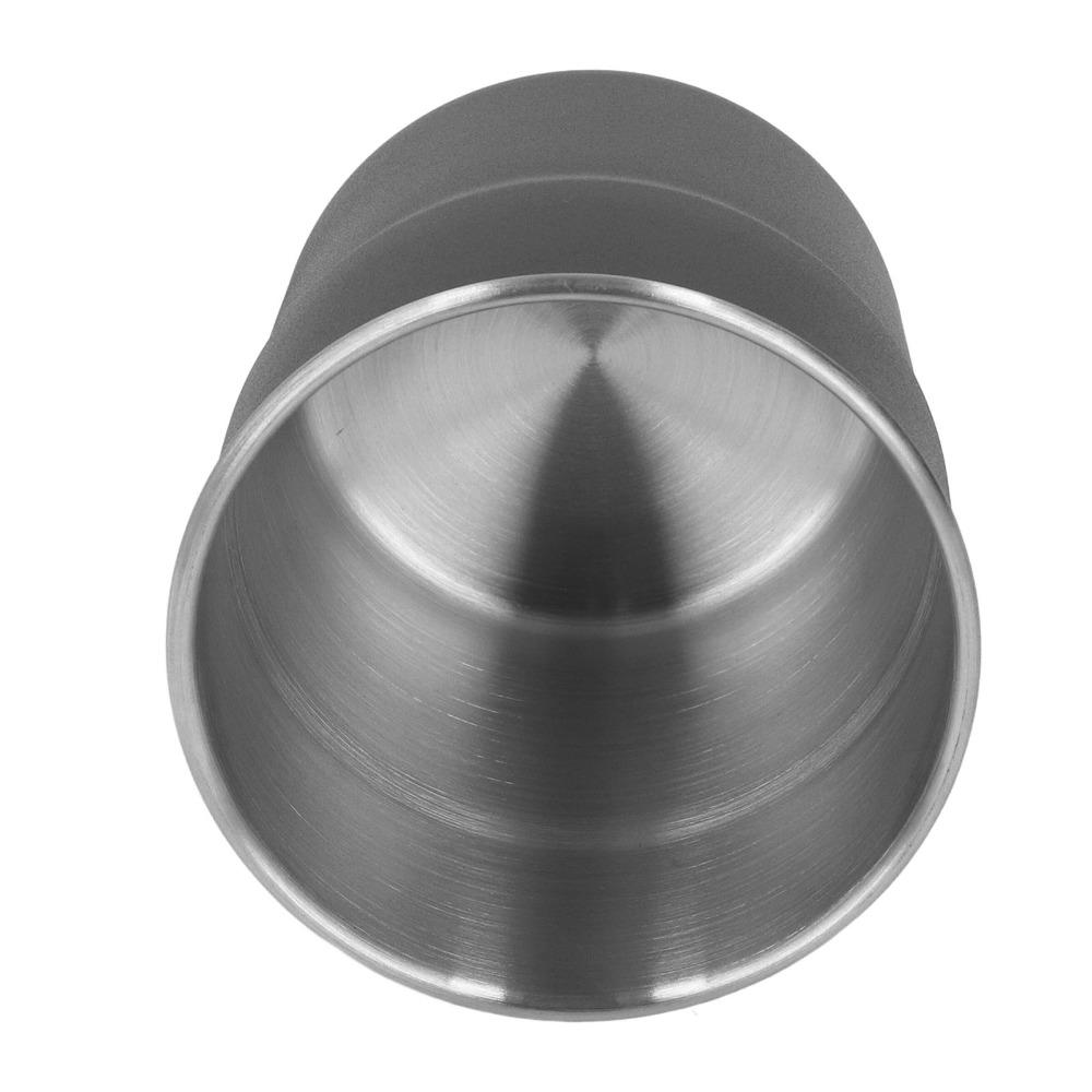 320ml Capacity Stainless Steel Cup White Drinking Cup Small Size Double Wall Cup  Home Use