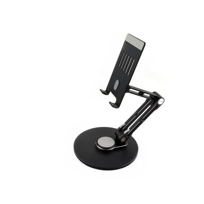 Portable Monitor Adjustable Stand, Compatible with 4~18.5inch Monitors, Multi-axis Rotation, Weighted Base and Ergonomic Design