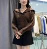 Women's Retro Knit Sweater: High-Waisted, Soft & Cozy Long Sleeve Pullover for Autumn/Winter 2026