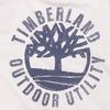 Timberland Letter Print Crew Neck Casual Short Sleeve T-Shirt Unisex Tops White A42Q5-CR3