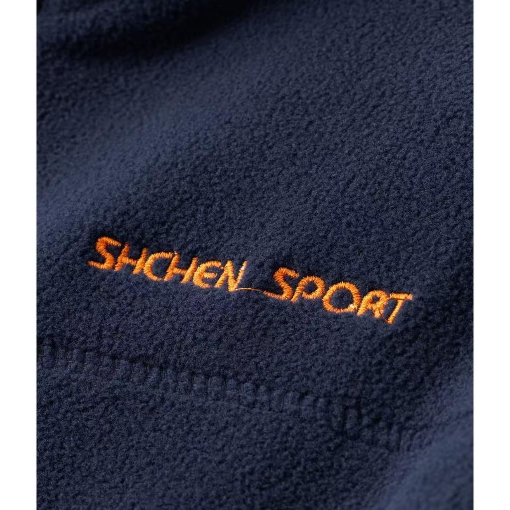 Top de Chaqueta Polar de Otoño e Invierno para Hombre, Cuello Alto para Hombres de Mediana Edad y Jóvenes, Chaqueta Polar con Polar Añadido