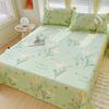 100% Cotton Country Floral Flat Sheet 3 Pieces Tulip Bed Sheet Set Soft Botanical Flower Blossoms Bed Cover with 2 Pillow Cases
