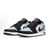 Jordan Air Jordan 1 Ink Low top Vintage Basketball Shoes Unisex Light Blue 553558-081(Team1885-)