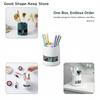 dailyToothbrush Organizer Bathroom Toothpaste Rack 2 Cup Drainage Shelf for Modern Family Bathroom DecorDaily products