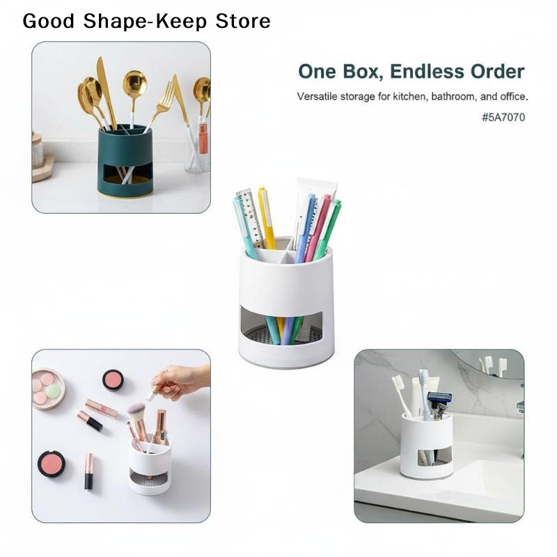 dailyToothbrush Organizer Bathroom Toothpaste Rack 2 Cup Drainage Shelf for Modern Family Bathroom DecorDaily products