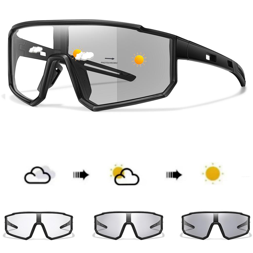 New Style Brand Bicycle Photochromic Eyewear Men Women MTB Bike Running Fishing Cycling Glasses Comfortable Goggles UV400