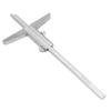 Stainless Steel Depth Caliper, 0.05mm Resolution, 0-150mm Measuring Range, Portable Depth Vernier Micrometer
