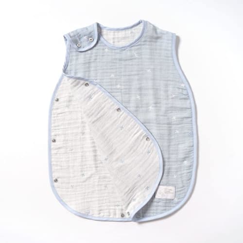 10mois cotton tencel triple gauze kids sleeper powder blue 23151017