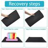 1Pc Cat Litter Mat EVA Double Layer Waterproof Pet Litter Box Mat Non-slip Sand Cat Pad Clean Pad Products For Cats Accessories