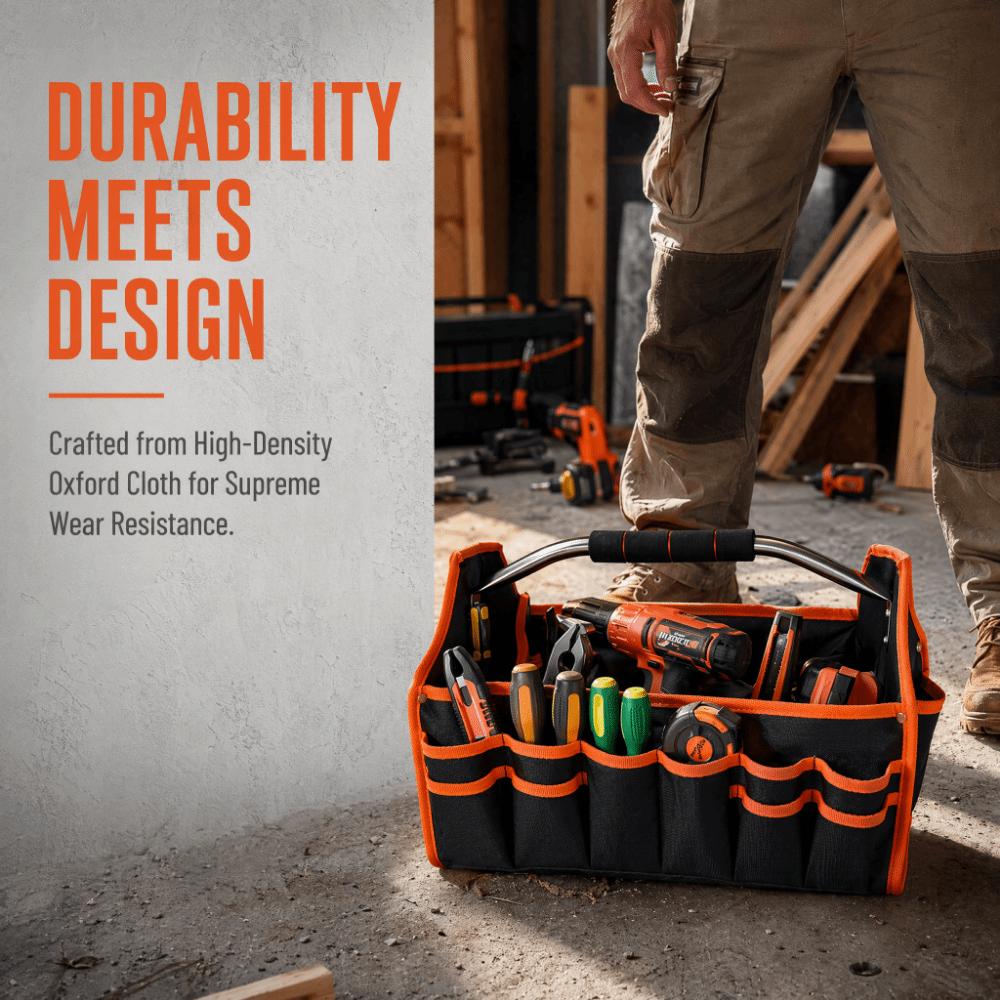 Large Capacity Large Storage Toolbag Waterproof Tool Kit Handbag Carpenter Work