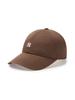 Emelbi Nano Logo Unstructured Ball Cap Ny (Brown)