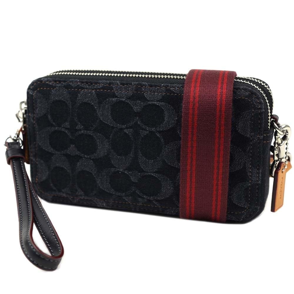 

Shoulder Bag Camera Bag Kira Crossbody Signature Calf Leather Black Signature Denim Calf Leather CE778 LHDRJ [Coach] Denim/Refined [Item]