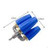 4000 PSI Pressure Rotating Spray Nozzle 1/4 Inch Quick Connect Stainless Steel Connector