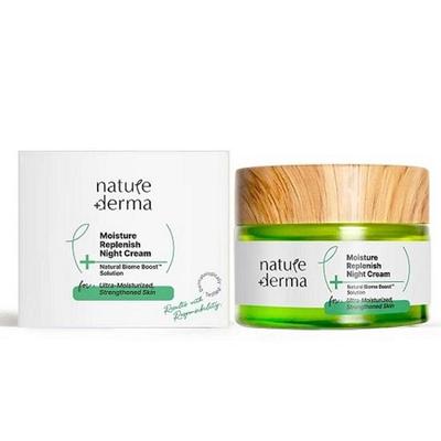 Nature Derma Krem Nocny Uzupełniający Nawilżenie Dla Nocnego Nawilżania Skóry 50ml