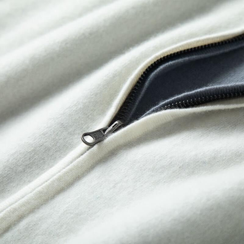 Men's 100% Cashmere Stand Collar Cardigan