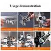 12 in 1 Faucet Aerator Removal Tool Metal Bathroom Taps Spanner Faucet Wrench  Bathroom Kitchen