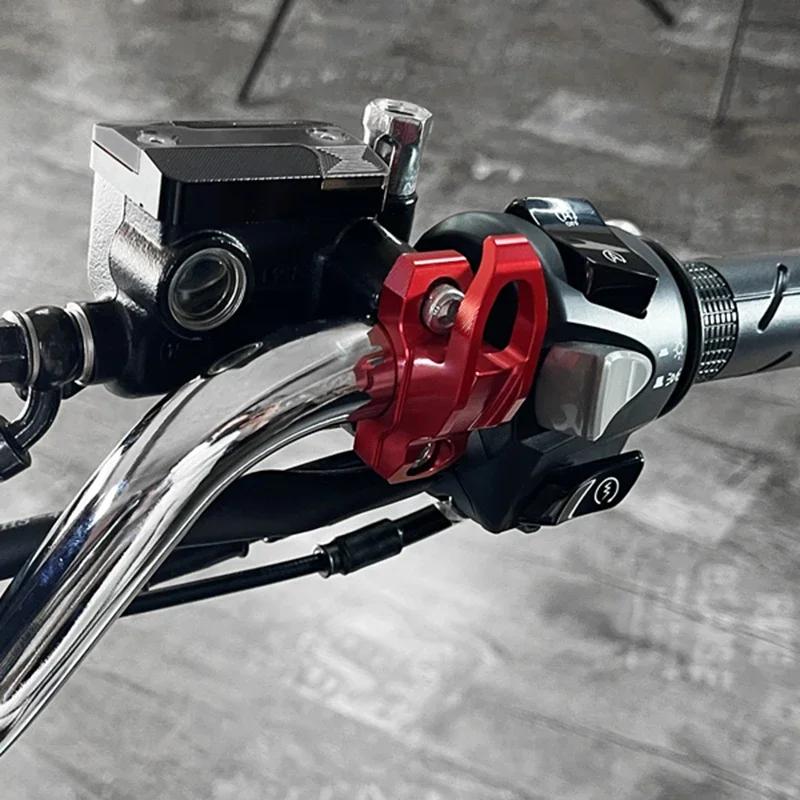 For SUZUKI SV650 sv 650 Motorcycle Accessories CNC Brake Master Cylinder Bracket Bag Luggage Clamp Holder Helmet Hook SV650 LOGO