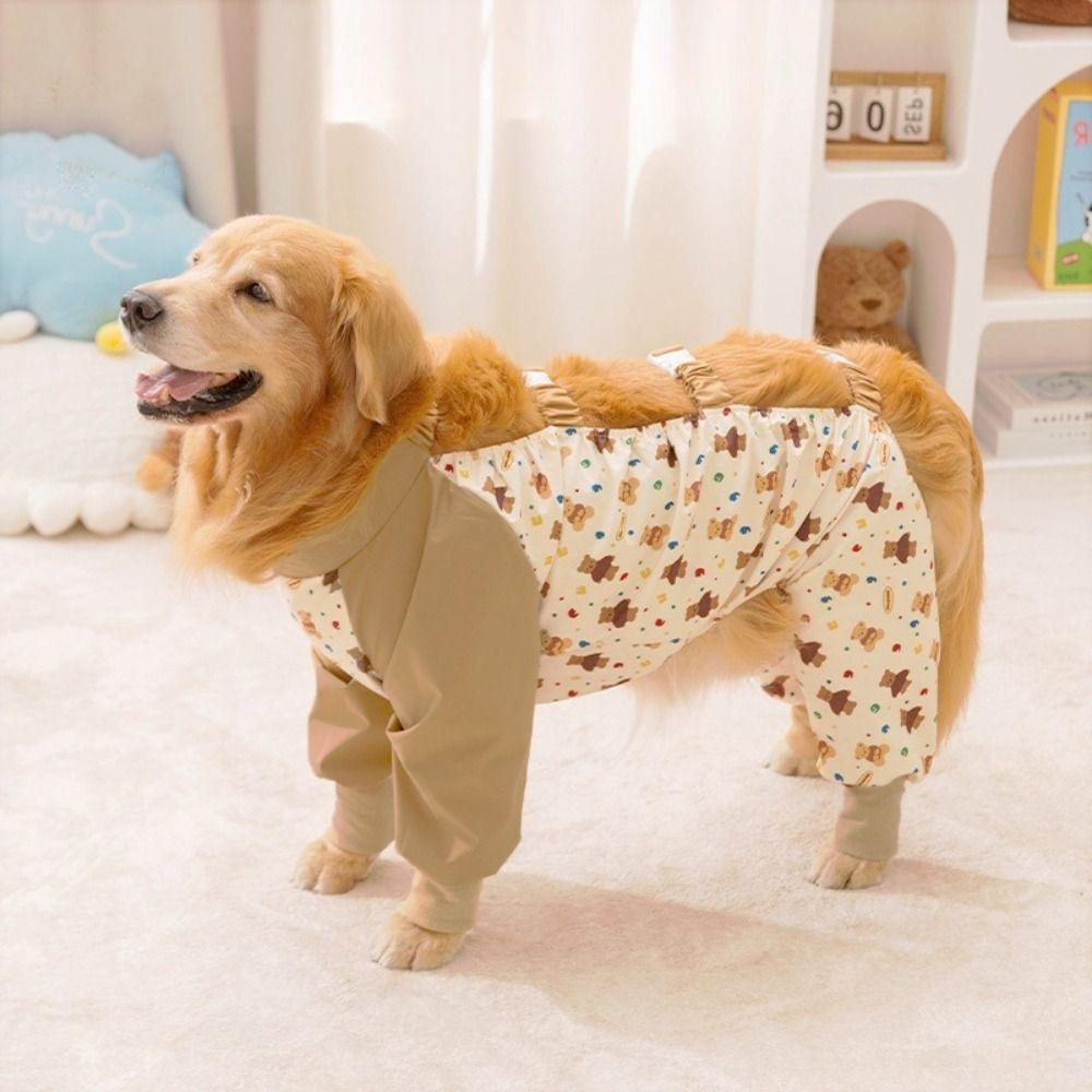 Adjustable Dustproof Dog Pants Breathable Pet Outdoor Coverall Waterproof Dog Pants Strolling