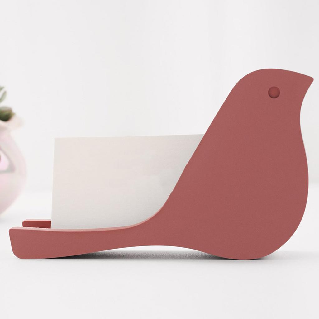 Kreativer Kartenhalter in Vogelform Silikonform Heim Büro Dekorative Formen Silikontextur für Zement- und Harzhandwerk