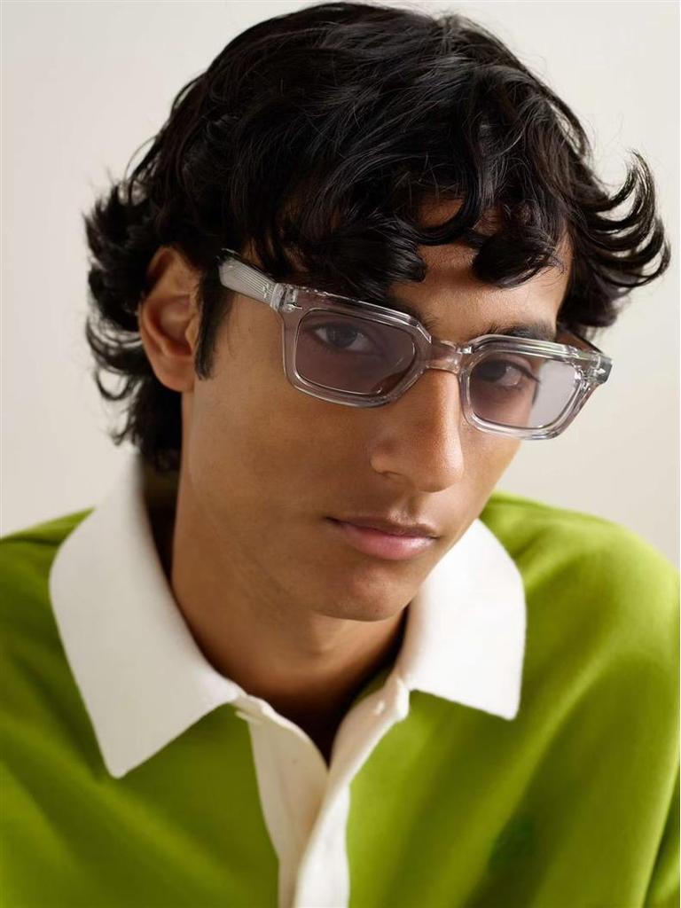 CASABLANCA Unisex Photochromic Handmade Acetate Sunglasses - Fashionable for Vacation, Party, or Casual Wear.